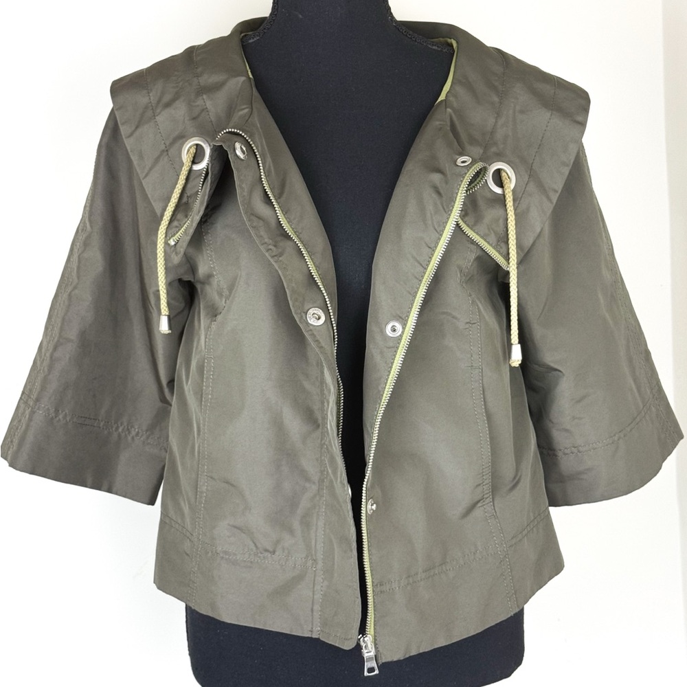 Mossimo Supply Olive Green Shell Jacket-Small - Picture 2 of 10